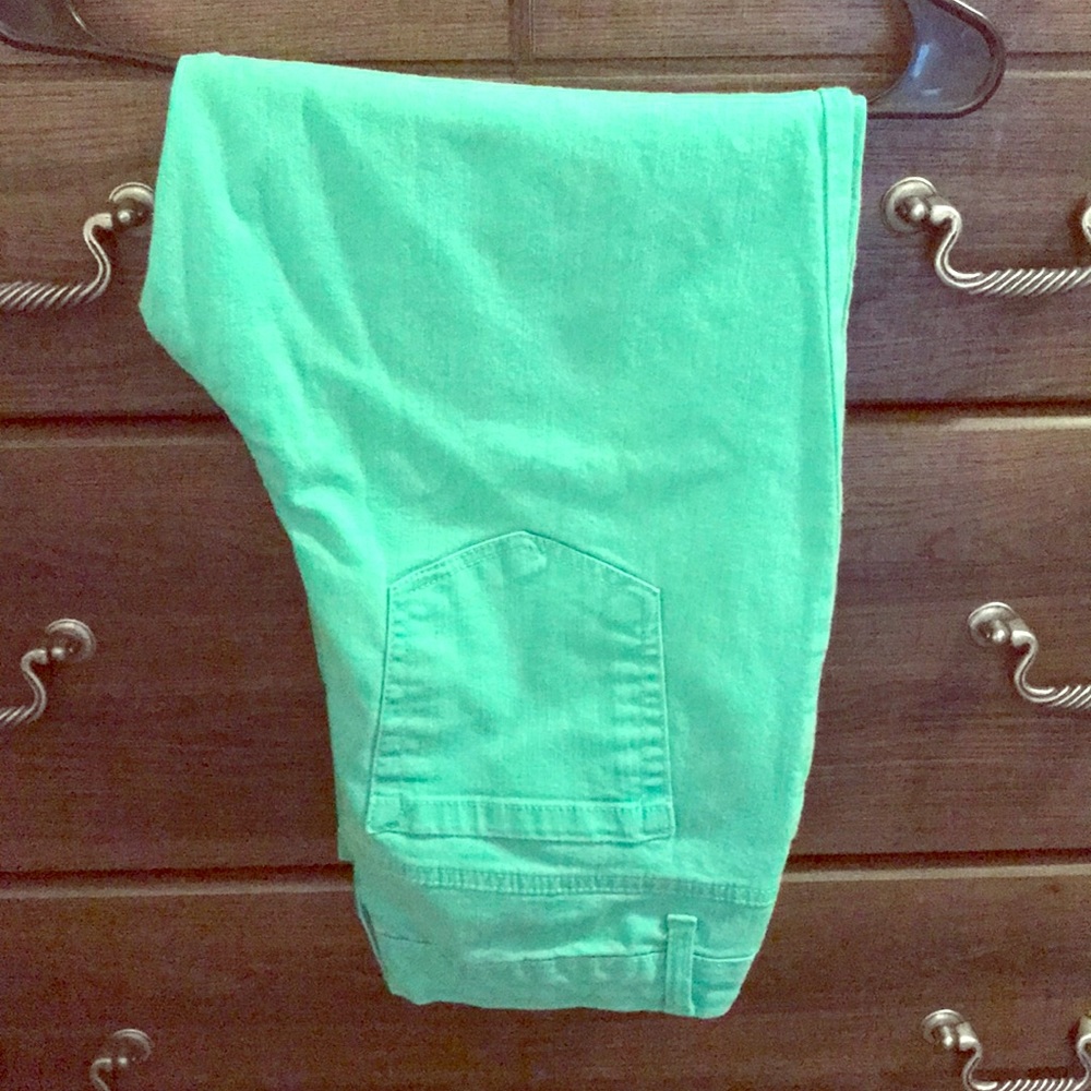 Mint green pants